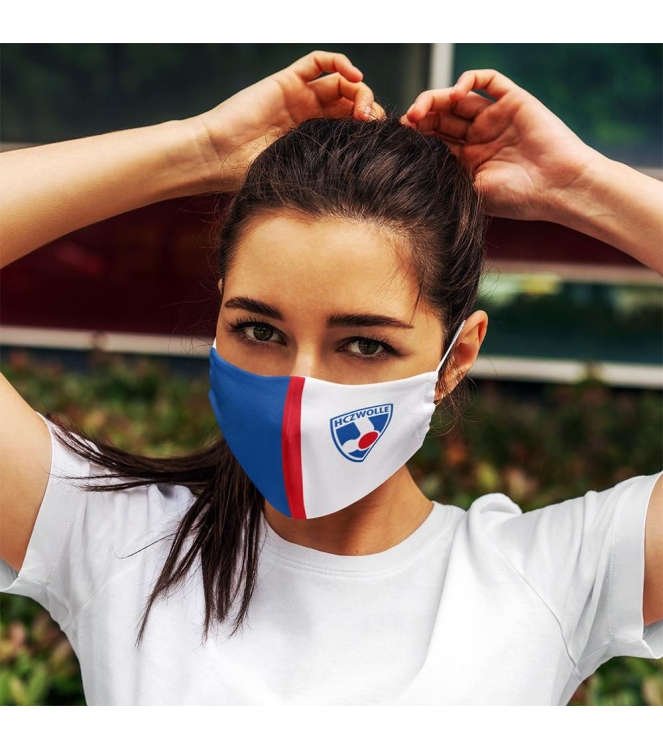 Leerentveld Vrijetijd hockey accessoires Mondkapje HC Zwolle roze bij Leerentveldvrijetijd.nl