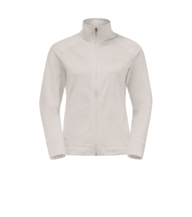 Jack Wolfskin fleeces en truien 1710711_5629 lichtgeel bij Leerentveldvrijetijd.nl