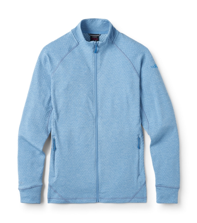 Rab Rab Nexus Jacket Wmns bbd_bluebird QFF-73 BBD_Bluebird Rab fleeces en truien QFF-73 geen kleur bij Leerentveldvrijetijd.nl