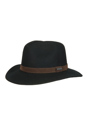 Hatland Hatland Midvale Crushable Hat BLACK/01