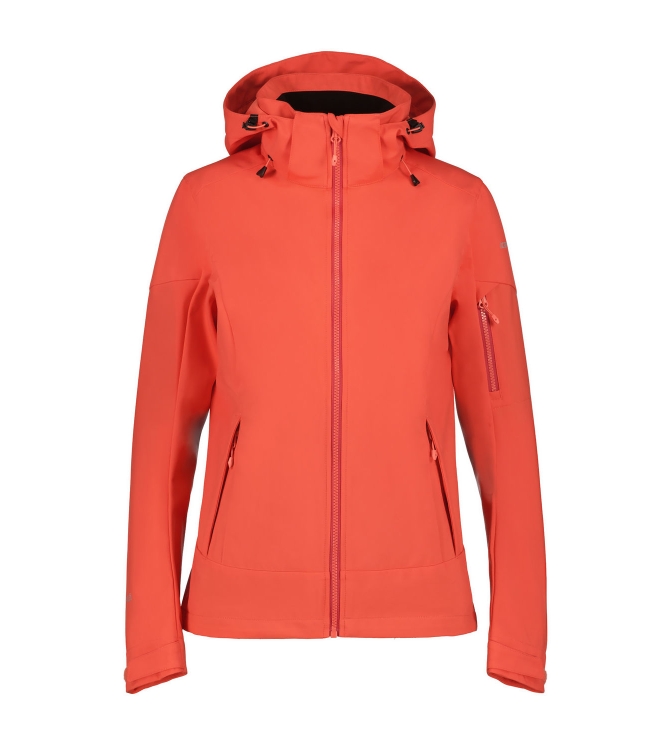 Icepeak Icepeak Bathgate Softshell Jacket mandarine 5_54911_544_I_633 Mandarine Icepeak jassen 5_54911_544_I_633 beige bij Leerentveldvrijetijd.nl