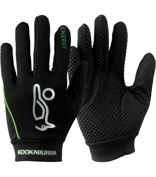 Kookaburra Kookaburra Energy paar handschoenen black/lime LP283 black/lime Kookaburra bescherming LP283 licht grijs bij Leerentveldvrijetijd.nl