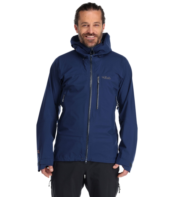 Rab Rab Firewall Jacket deep ink QWH-32-DIK Deep Ink Rab jassen QWH-32-DIK antraciet bij Leerentveldvrijetijd.nl