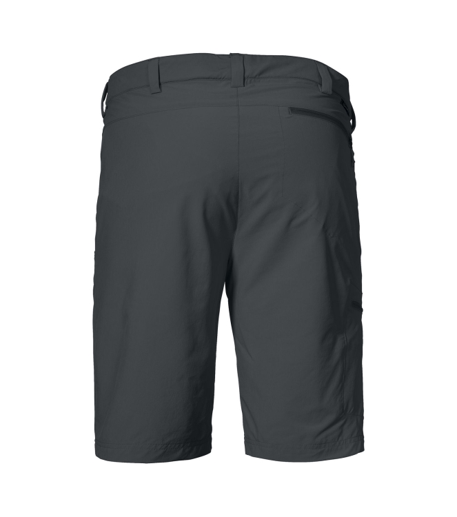Schöffel Schöffel Shorts Folkstone 9830_asphalt 22511 9830_Asphalt Schöffel broeken 22511 zwart combinatie bij Leerentveldvrijetijd.nl