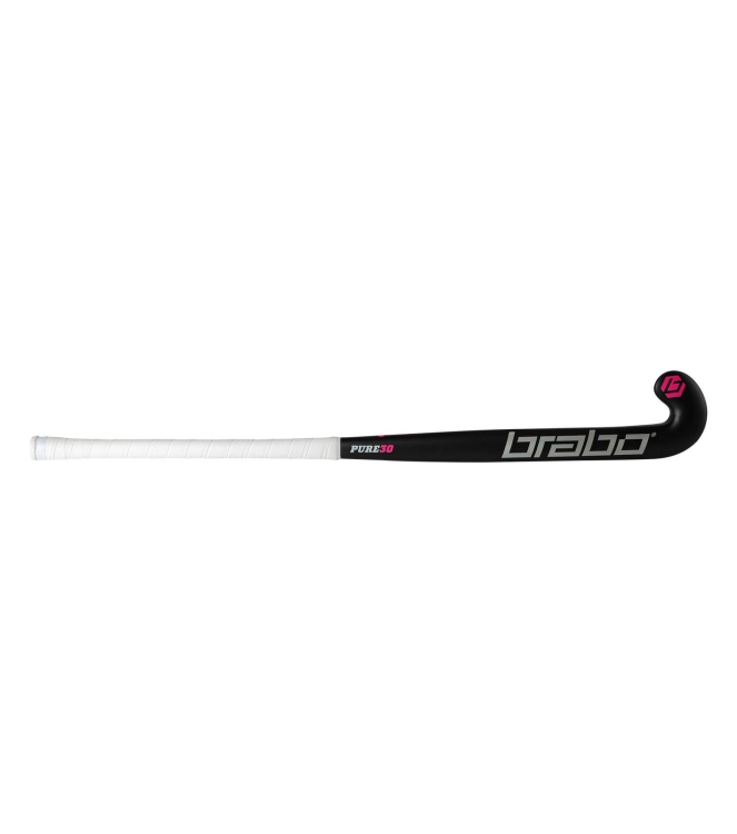 Brabo Brabo G-Force Pure 30 black/shine 315.45240.010 Black/Shine Brabo hockeysticks 315.45240.010 licht grijs bij Leerentveldvrijetijd.nl