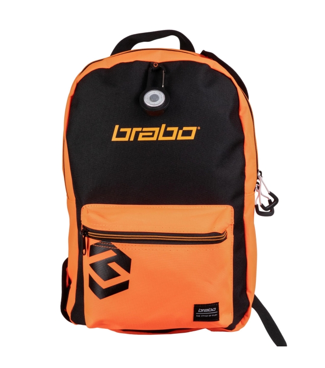 Brabo Brabo BB5000 Backpack Force black/orange 319.45000.040 Black/Orange Brabo hockeytassen 319.45000.040 licht grijs bij Leerentveldvrijetijd.nl
