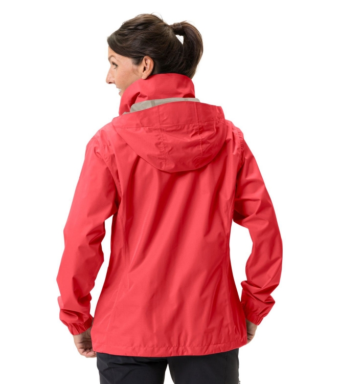 Vaude Vaude Women\'s Escape Light Jacket 024_flame 03895_024 024_flame Vaude jassen 03895_024 geel bij Leerentveldvrijetijd.nl