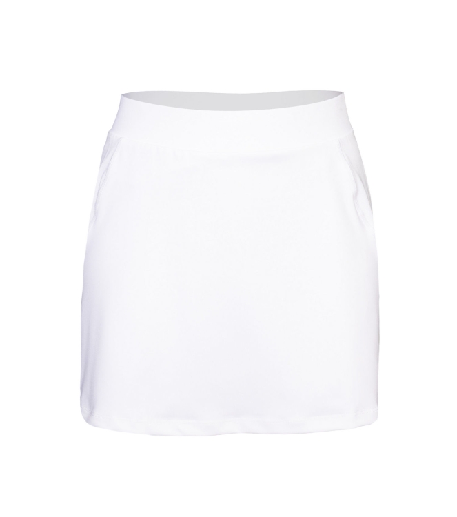 The Indian Maharadja The Indian Maharadja Jaipur Women Performance Skirt white T060312 white The Indian Maharadja hockeykleding T060312 roze bij Leerentveldvrijetijd.nl