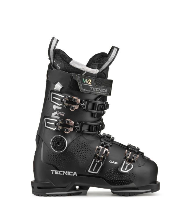 Tecnica Tecnica Mach1 HV 95 W GW 100_black TS201609G2 100_black Tecnica wintersport schoenen TS201609G2 licht grijs bij Leerentveldvrijetijd.nl