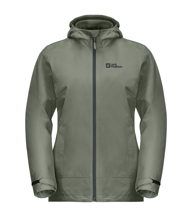 Jack Wolfskin Jack Wolfskin Moonrise 3In1 JKT W 4137_mint leaf 1115621 4137_Mint Leaf Jack Wolfskin jassen 1115621 blauw bij Leerentveldvrijetijd.nl