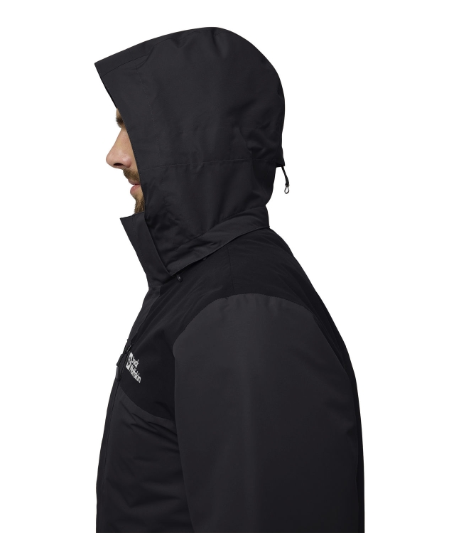 Jack Wolfskin Jack Wolfskin Jasper 3In1 JKT M 6350_phantom A61858 6350_Phantom Jack Wolfskin jassen A61858 lichtblauw bij Leerentveldvrijetijd.nl