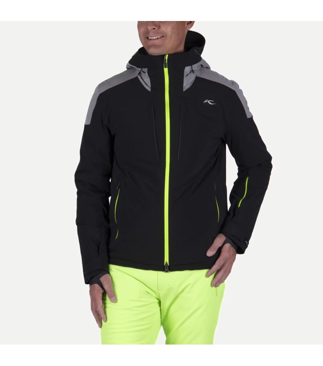 Kjus Kjus Men Helium 2.0 Jacket k0061923_black/pewter K00619. K0061923_Black/Pewter Kjus jassen K00619. licht grijs bij Leerentveldvrijetijd.nl