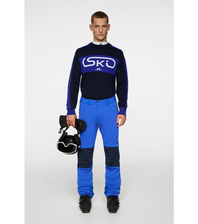 j. lindeberg gevoerde broeken SMPA10823 antraciet bij Leerentveldvrijetijd.nl