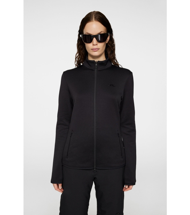 j. lindeberg fleeces en truien SWJS10984 licht grijs bij Leerentveldvrijetijd.nl