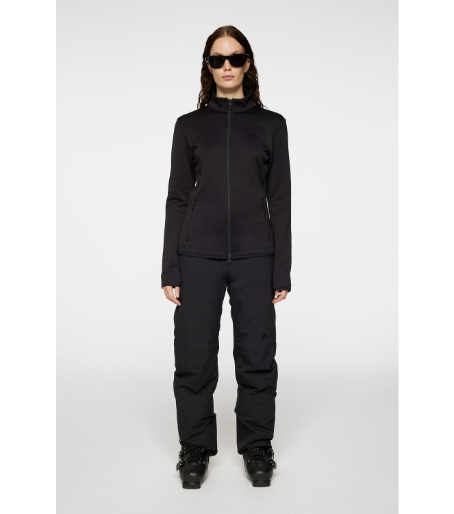 j. lindeberg fleeces en truien SWJS10984 licht grijs bij Leerentveldvrijetijd.nl