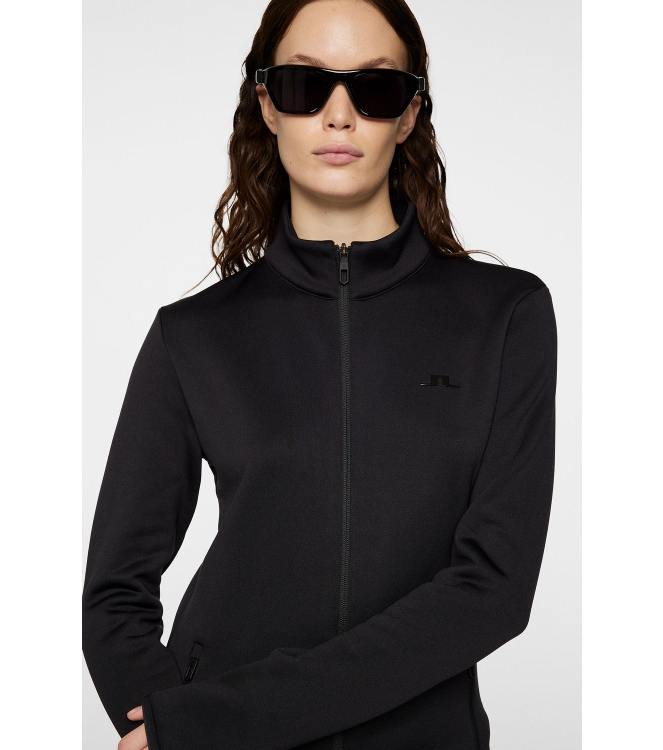 j. lindeberg fleeces en truien SWJS10984 licht grijs bij Leerentveldvrijetijd.nl