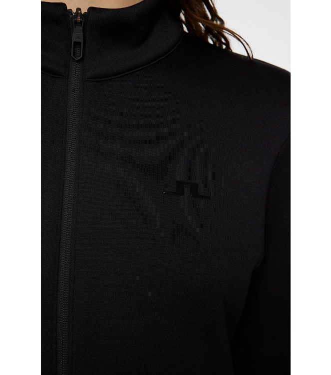 j. lindeberg fleeces en truien SWJS10984 licht grijs bij Leerentveldvrijetijd.nl