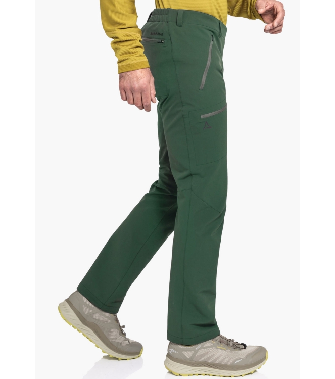 Schöffel Schöffel Pants Folkstone Warm M 6965 dark jade 23590 6965 Dark Jade Schöffel gevoerde broeken 23590 indigo bij Leerentveldvrijetijd.nl