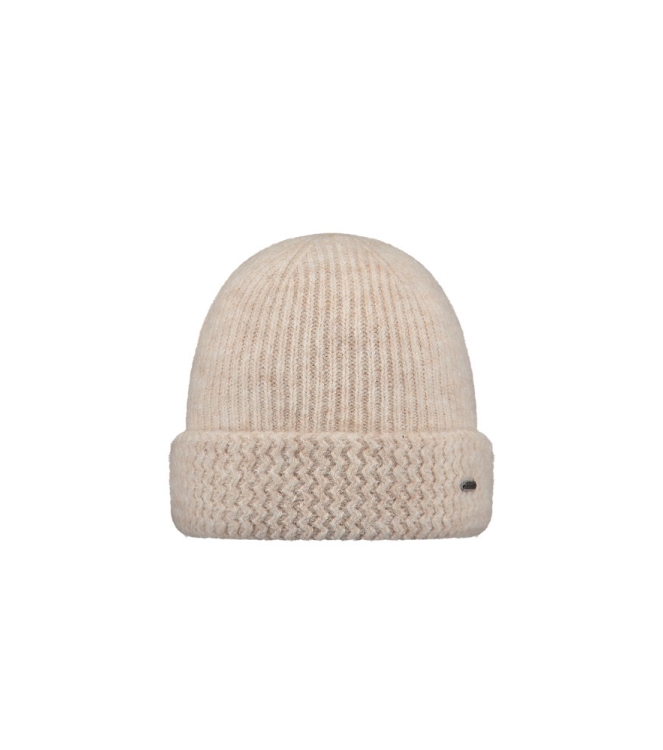 Barts Barts Shae Beanie cream 6157 410 Cream Barts wintersportkleding 6157 410 jeans bij Leerentveldvrijetijd.nl