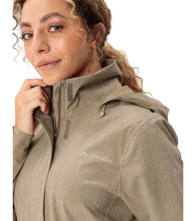 Vaude Vaude Women\'s Rosemoor Jacket II 120_oat 43066 120_Oat Vaude jassen 43066 jeans bij Leerentveldvrijetijd.nl
