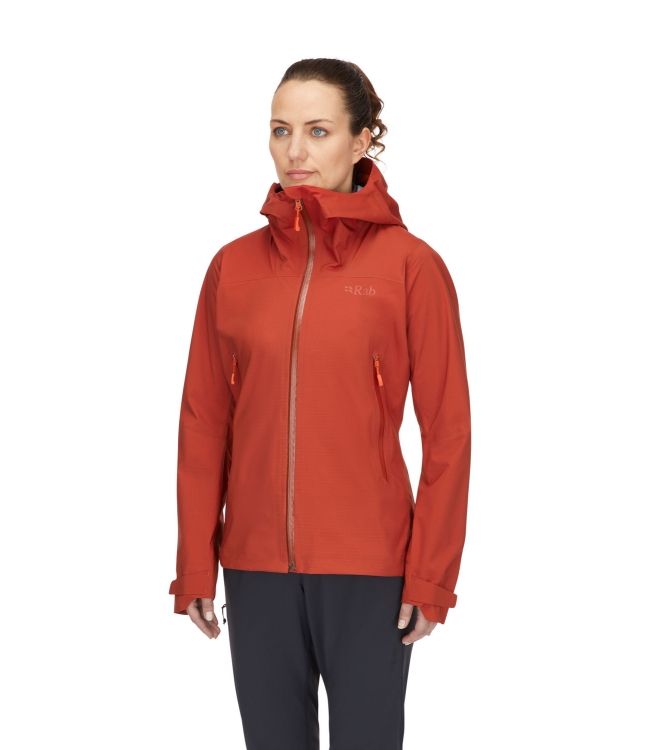 Rab Rab Firewall Light Jacket Wmns tuscan red QWG-93 Tuscan Red Rab jassen QWG-93 geel bij Leerentveldvrijetijd.nl
