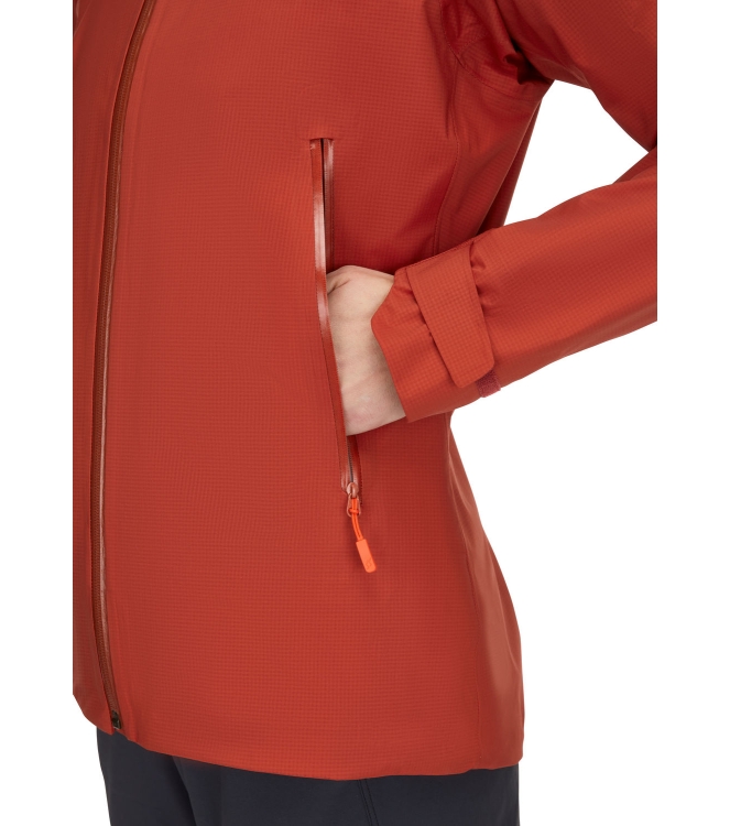 Rab Rab Firewall Light Jacket Wmns tuscan red QWG-93 Tuscan Red Rab jassen QWG-93 geel bij Leerentveldvrijetijd.nl