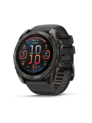 Garmin Garmin fenixÂ 8 51 mm, AMOLED Sapphire Carbon grey DLC-ti