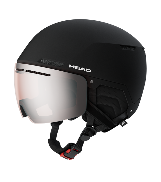 Head Head Cinema skihelm black 326214 Black Head wintersport accessoires 326214 licht grijs bij Leerentveldvrijetijd.nl