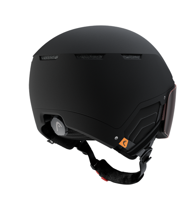Head Head Cinema skihelm black 326214 Black Head wintersport accessoires 326214 licht grijs bij Leerentveldvrijetijd.nl