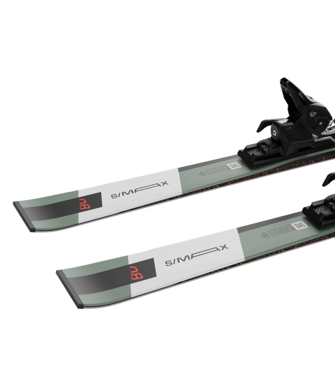 Salomon Salomon E S/Max 8 + M10 GW L80 Oil L47677600+ Salomon ski L47677600+ ecru bij Leerentveldvrijetijd.nl