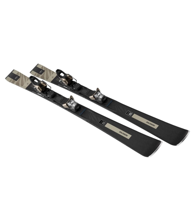 Salomon Salomon E S/Max Nr10 + M10 GW L80 L47656400+ Salomon ski L47656400+ ecru bij Leerentveldvrijetijd.nl