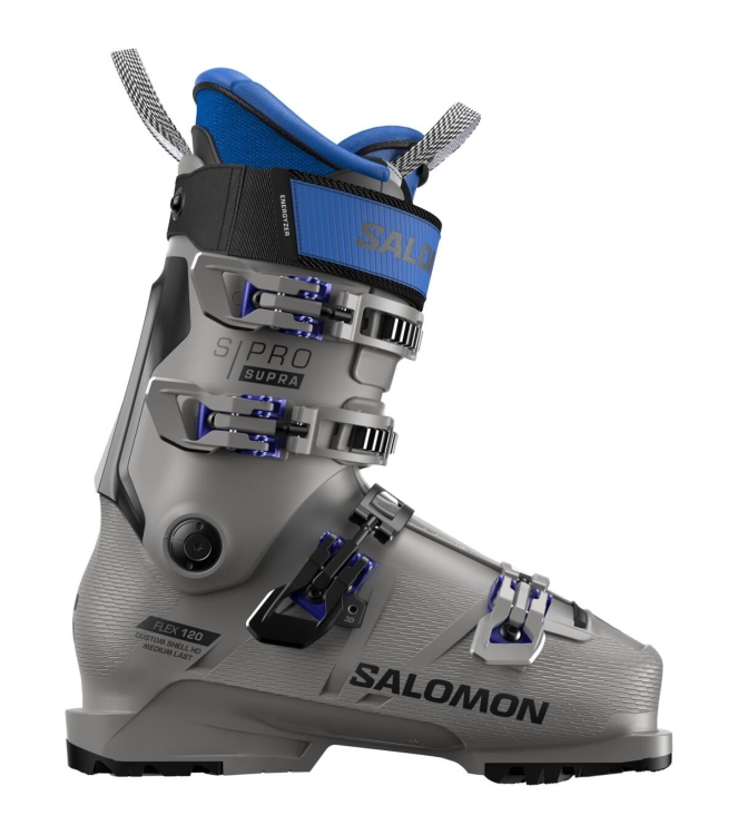 Salomon Salomon Alp. Boots S/Pro Supra 120 GW steel grey L47654000 Steel Grey Salomon wintersport schoenen L47654000 lichtblauw bij Leerentveldvrijetijd.nl