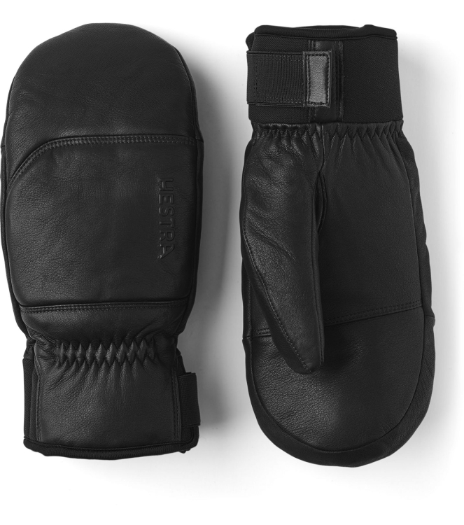 Hestra Hestra Omni Mitt 100_black 30431 100_Black Hestra wintersportkleding 30431 licht grijs bij Leerentveldvrijetijd.nl