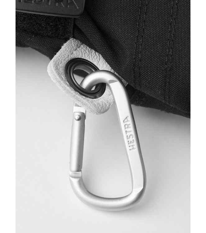 Hestra Hestra Heli Ski Female - Mitt 100020_black/offwhite 30611 100020_Black/Offwhite Hestra wintersportkleding 30611 licht grijs bij Leerentveldvrijetijd.nl