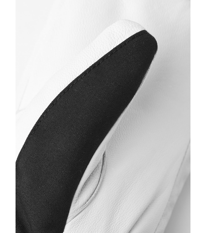 Hestra Hestra Heli Ski Female - Mitt 100020_black/offwhite 30611 100020_Black/Offwhite Hestra wintersportkleding 30611 licht grijs bij Leerentveldvrijetijd.nl