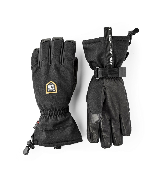 Hestra Hestra Czone Mountain  -  5 Finger 100_black 3002760 100_Black Hestra wintersportkleding 3002760 licht grijs bij Leerentveldvrijetijd.nl