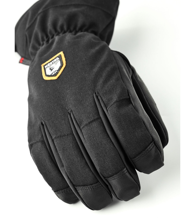 Hestra Hestra Czone Mountain  -  5 Finger 100_black 3002760 100_Black Hestra wintersportkleding 3002760 licht grijs bij Leerentveldvrijetijd.nl