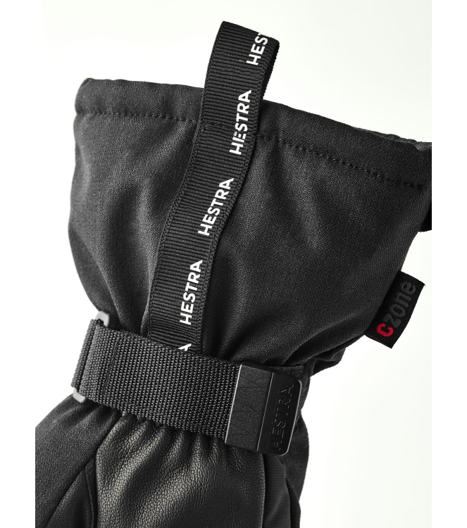 Hestra Hestra Czone Mountain  -  5 Finger 100_black 3002760 100_Black Hestra wintersportkleding 3002760 licht grijs bij Leerentveldvrijetijd.nl