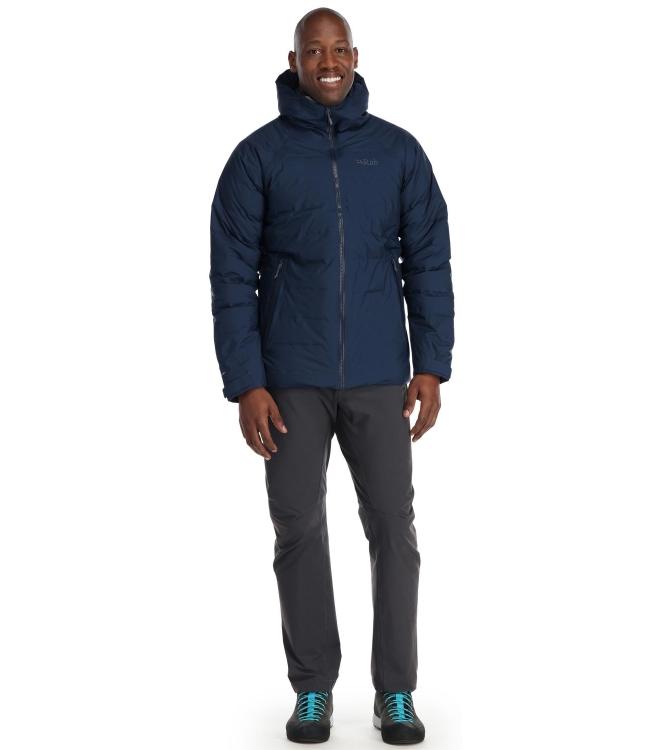 Rab Rab Valiance Jacket army QDB-49 Army Rab jassen QDB-49 blauw bij Leerentveldvrijetijd.nl