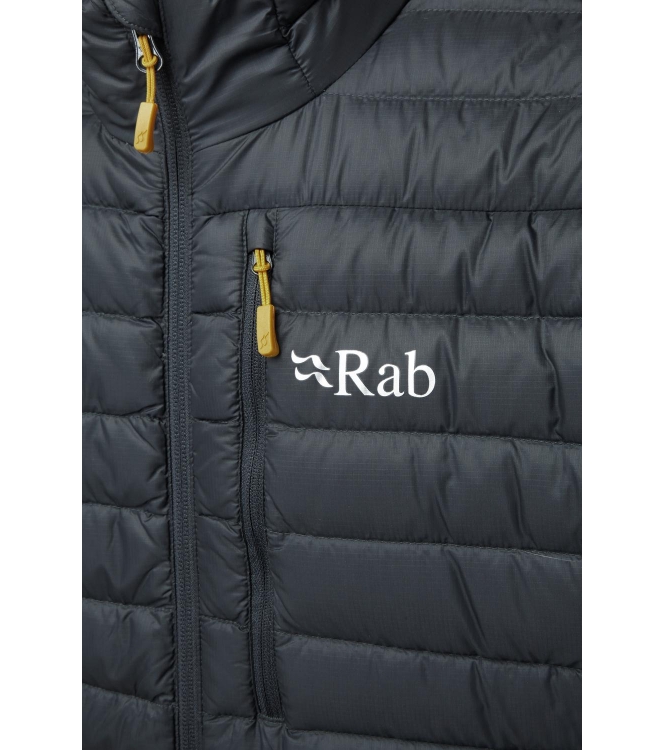 Rab jassen QDB-16 zwart combinatie bij Leerentveldvrijetijd.nl