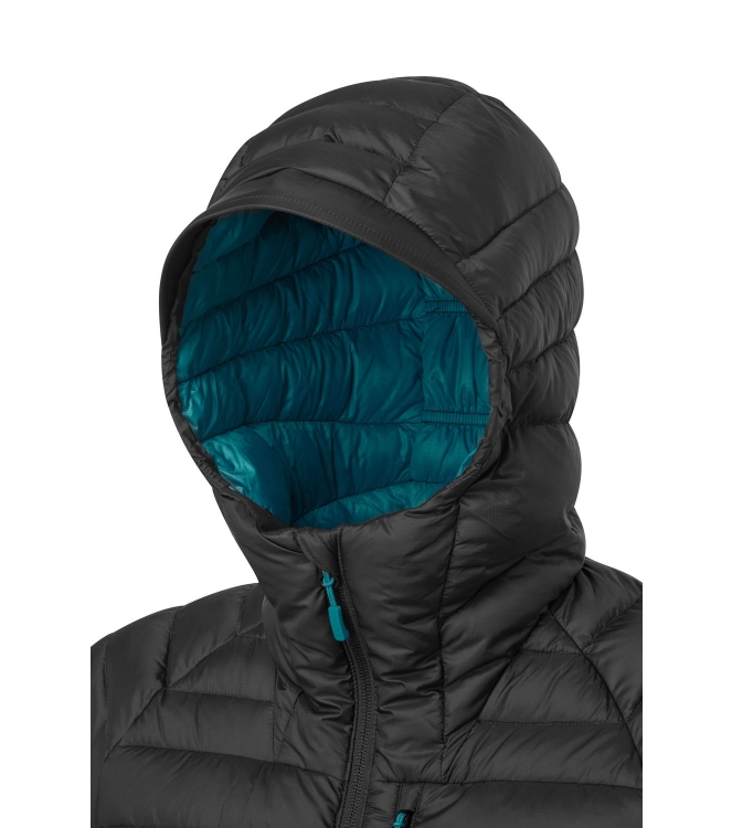 Rab Rab Microlight Alpine Jacket Wmns black QDB-13 Black Rab jassen QDB-13 licht grijs bij Leerentveldvrijetijd.nl