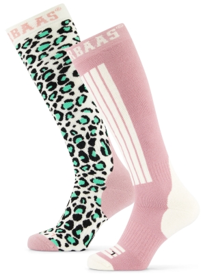 Poederbaas Poederbaas Panther Ski Socks 2-pack