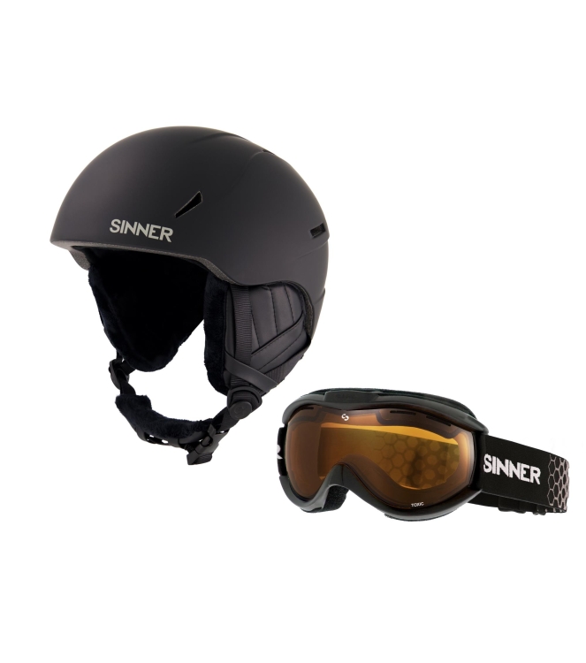 Sinner wintersport accessoires SIDP-139 licht grijs bij Leerentveldvrijetijd.nl