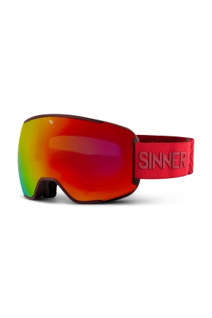 Sinner Sinner Snowflake Skibril 65-58_Brgndy F Rd Mr V+D Pk Trc Sinner Sinner Snowflake Skibril 65-58_Brgndy F Rd Mr V+D Pk Trc
