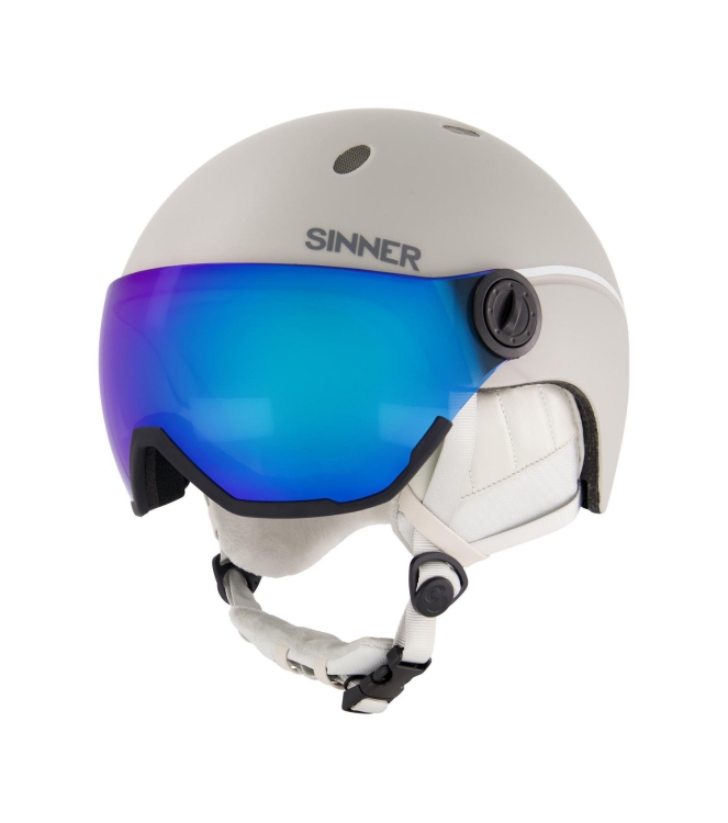 Sinner Sinner Titan Visor 20f_lt gr- blu mr cat.2 SIHE-139 20F_Lt Gr- Blu Mr Cat.2 Sinner wintersport accessoires SIHE-139 lichtblauw bij Leerentveldvrijetijd.nl