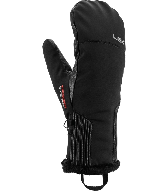 Leki Leki Vallarta 3D Women Mitt black LH654805501 black Leki wintersportkleding LH654805501 licht grijs bij Leerentveldvrijetijd.nl
