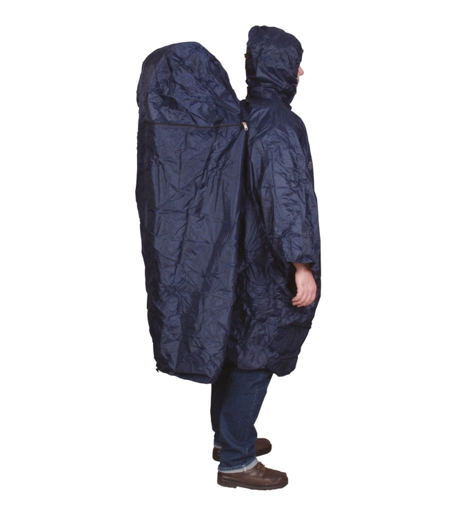 TravelSafe TravelSafe Regenponcho Zipper Extension 0005 navy TS2036 0005 NAVY TravelSafe jassen TS2036 antraciet bij Leerentveldvrijetijd.nl