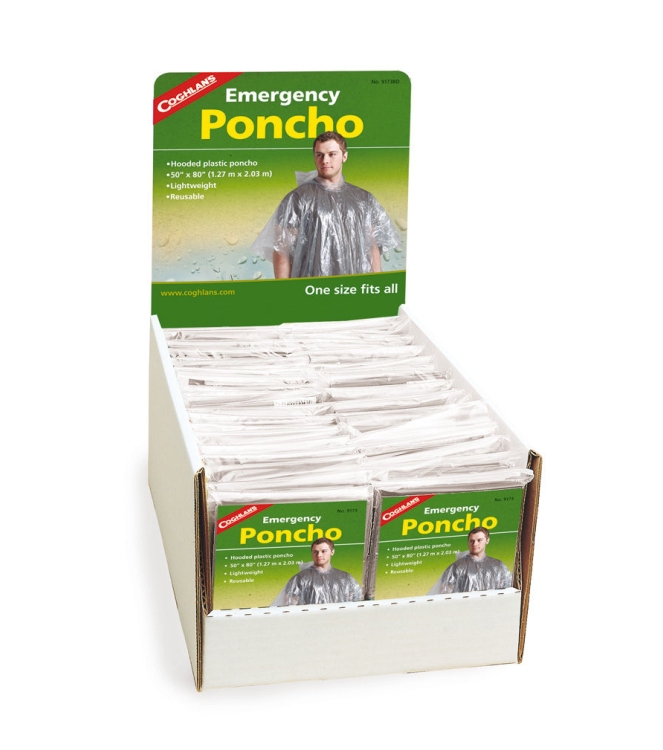 Coghlan's Coghlan\'s Emergency Poncho  7699173  Coghlan's jassen 7699173 ecru bij Leerentveldvrijetijd.nl