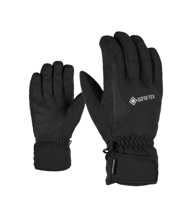 Ziener Ziener Garwen-Z GTX glove 12_black 111038 12_Black Ziener wintersportkleding 111038 licht grijs bij Leerentveldvrijetijd.nl