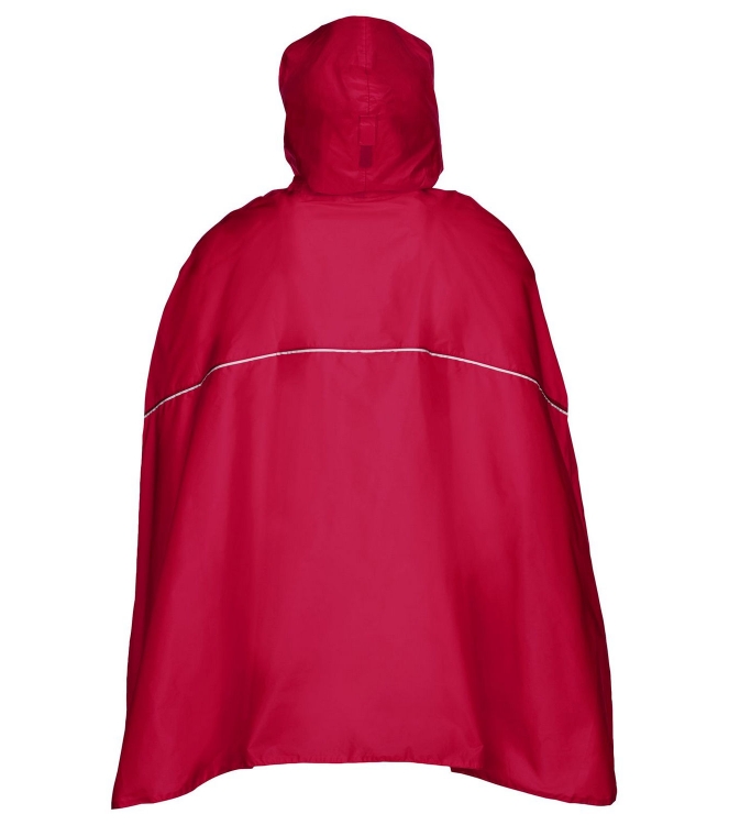 Vaude Vaude Valdipino Poncho 614_indian red 02285 614_Indian Red Vaude jassen 02285 geel bij Leerentveldvrijetijd.nl